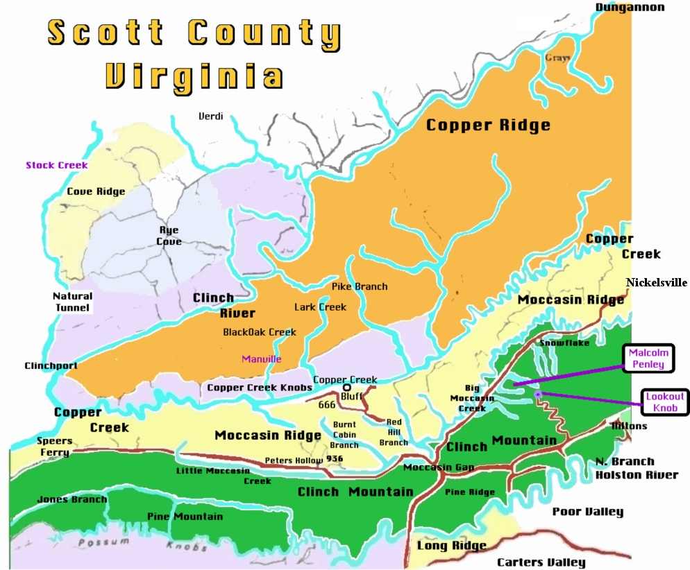 Scott County Map